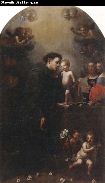 unknow artist A vision of saint anthony of padua